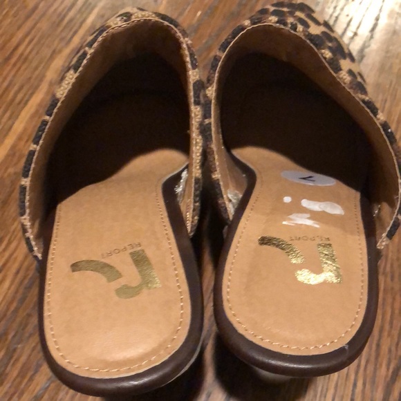 Report Leopard Design Chunky Heels Sandals 👡 Shoe - Picture 3 of 15